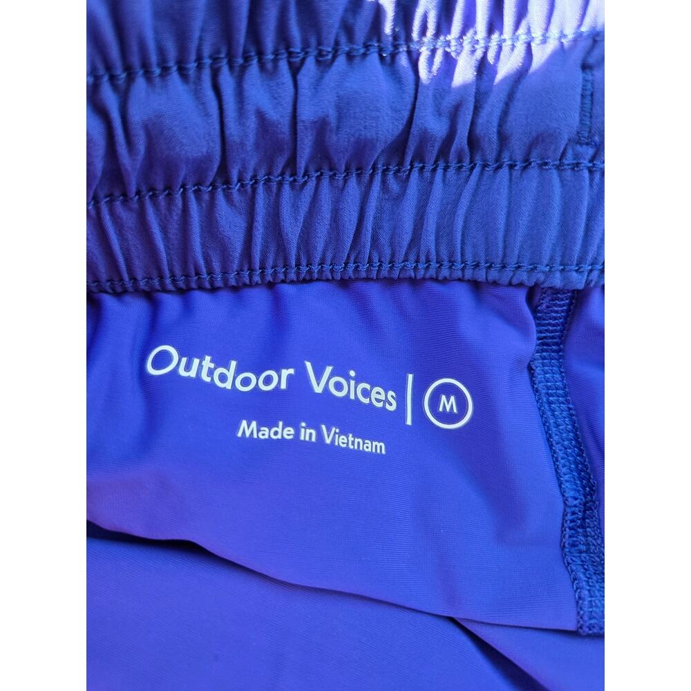 Outdoor Voices Lightspeed 3” Pace Skort Size Medium Blue NWOT - Picture 6 of 7